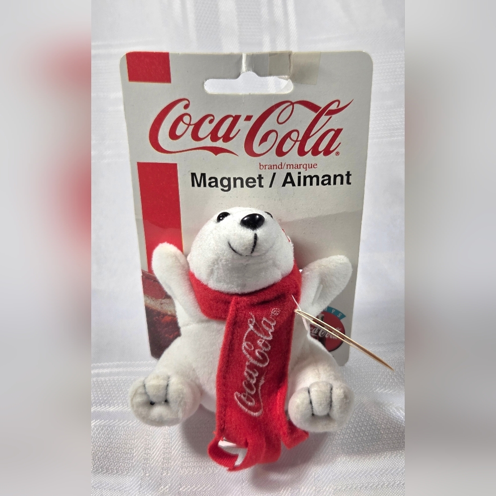 Coca Cola Red and White Polar Bear Magnet